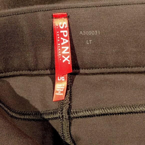 SPANX Pants  sz Large  Gray   Style 20214R  Ponte Ankle  Pull-On  Pockets  EUC - Picture 9 of 11